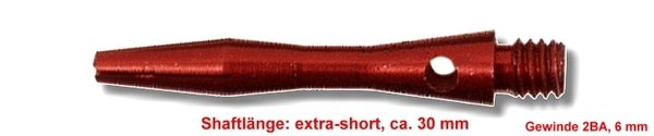 Shaft Alu extra short, ca.30 mm. 1 Set a 3 Stck. (1045)