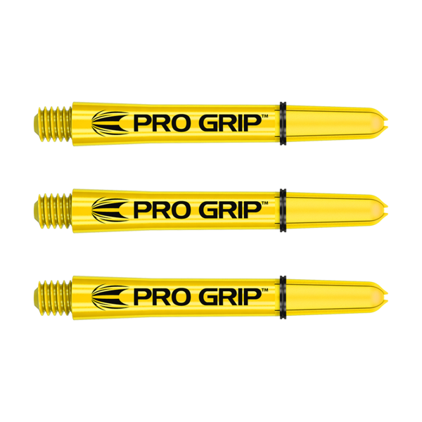Target Pro Grip Shafts in gelb. In 3 Größen erhältlich. 1 Set a 3 Stck. (1058)