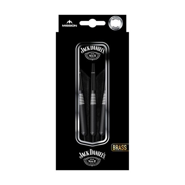Mission Jack Daniels Brass Steeltip MK1, in 22 g und 24 g. 1 Set a 3 Stck. (1314)